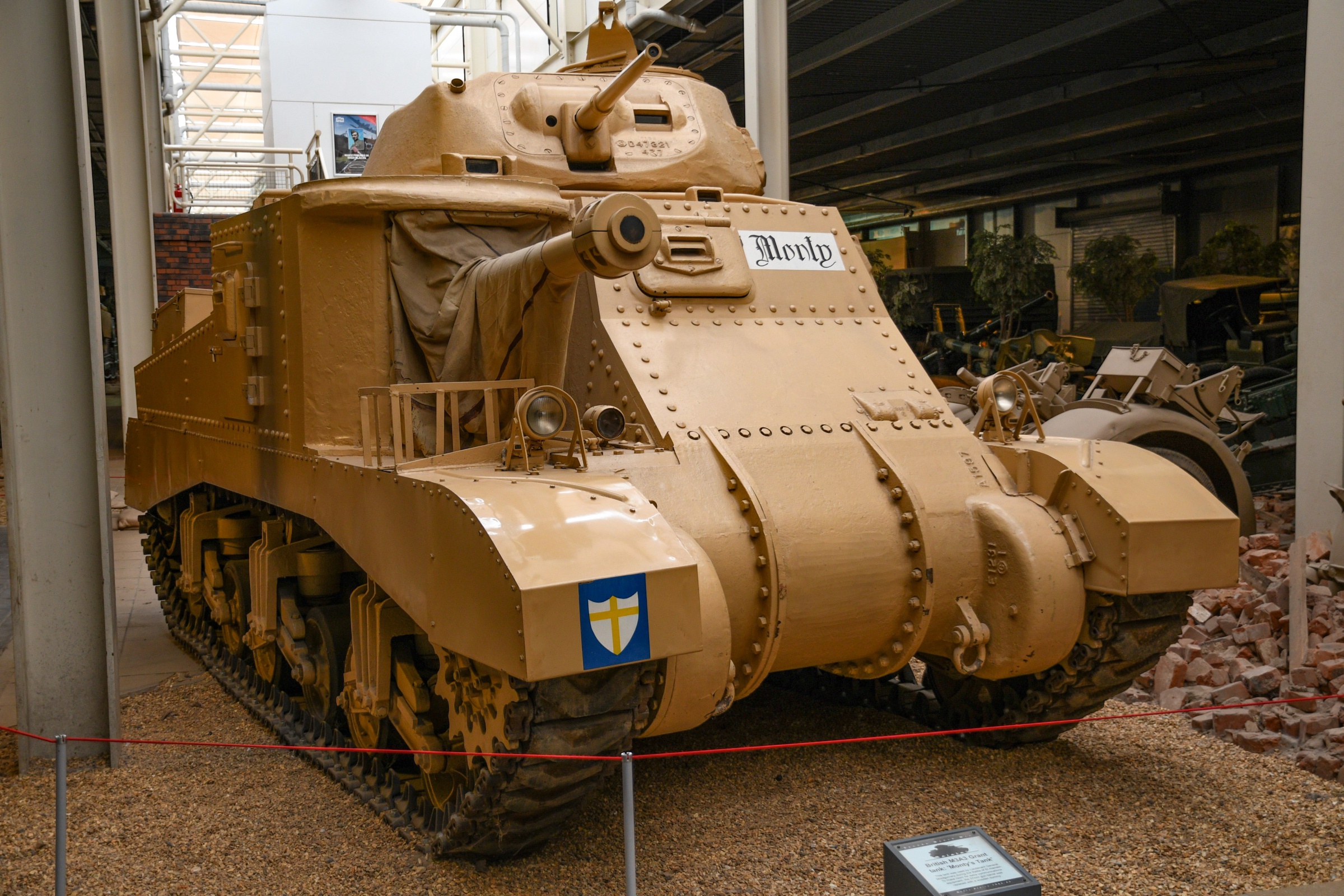 M3 Grant  Command version, used in North Africa by Lieutenant-General Montgomery