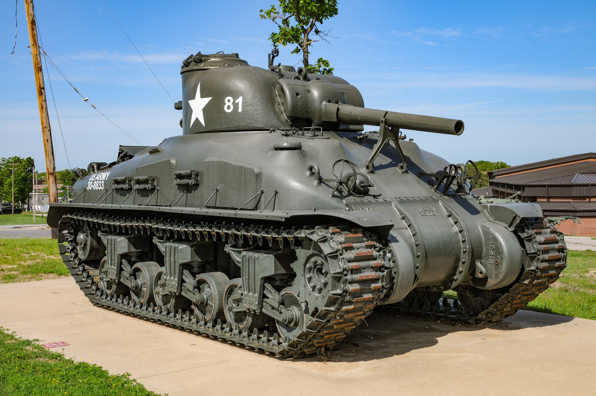 POA CWS H1 Sherman Flame Tank  (Fort Leonard Wood USA) 