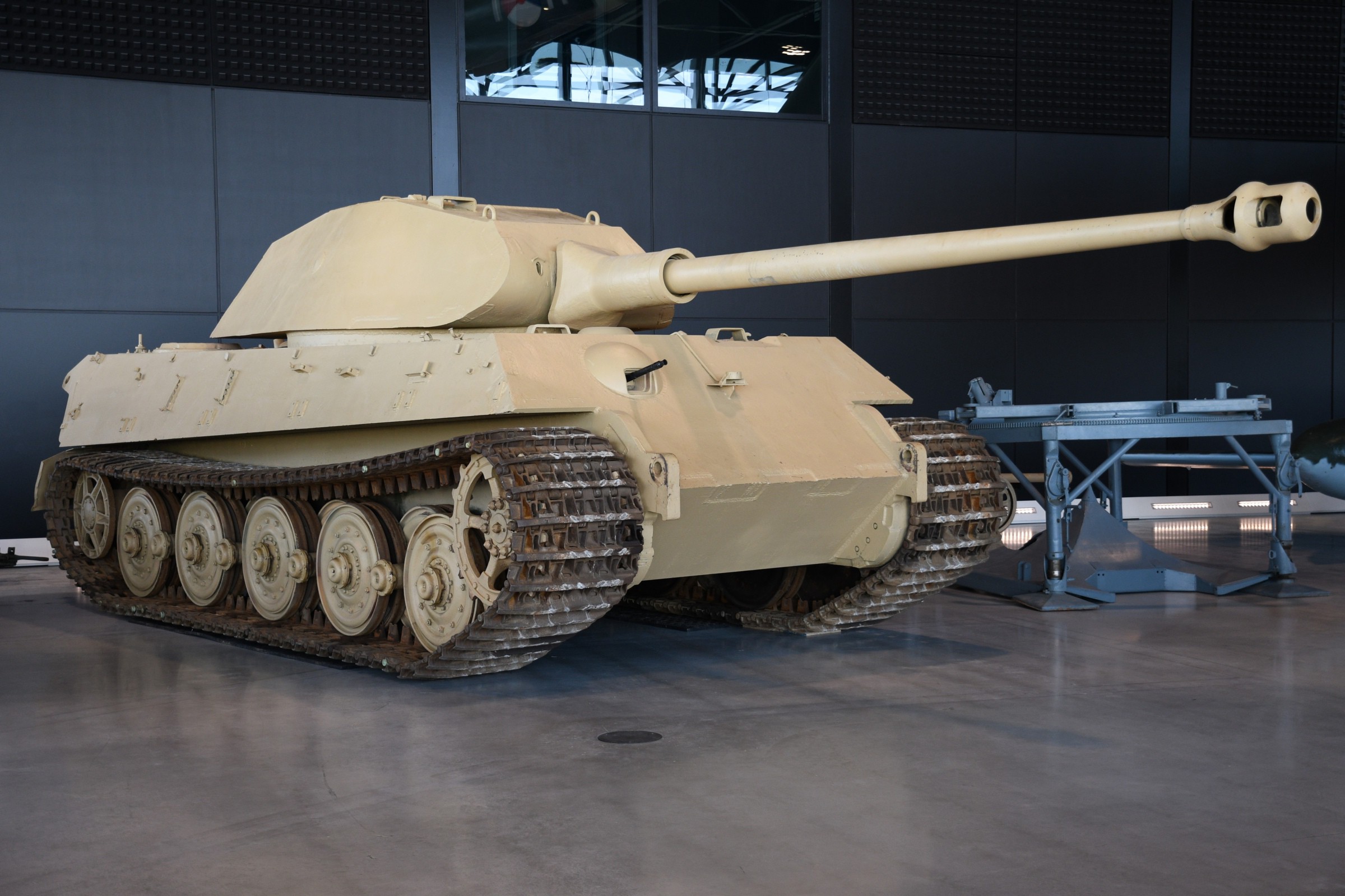 Panzerkampfwagen VI Ausf. B  Tiger II  with Early Turret Ausf. E  (Sd.Kfz. 182) (Temporarily in Soesterberg, Netherlands) 