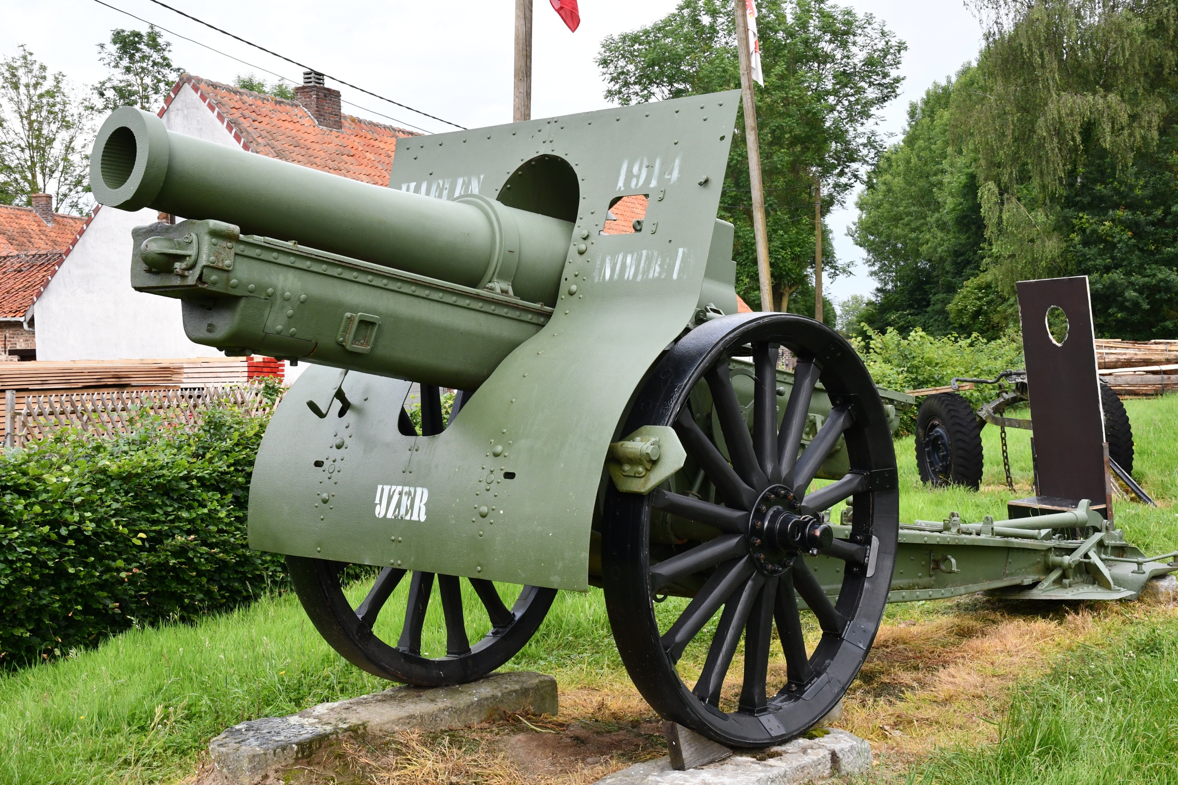 Canon de 155 C modele 1917 Schneider  (Halen, Belgium) 