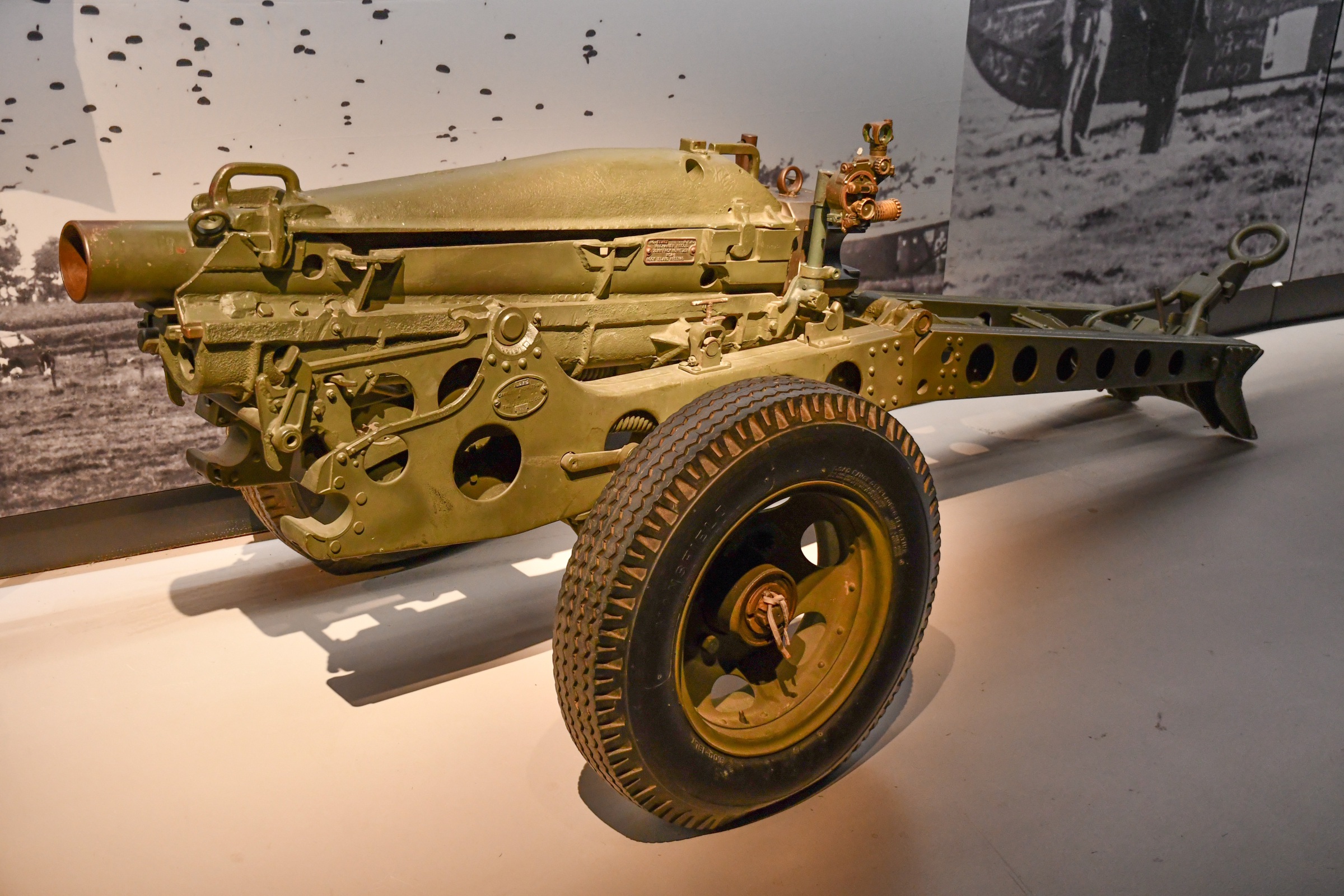 75 mm Pack Howitzer M1A1 (Groesbeek, Netherlands) 75 mm Pack Howitzer M1A1 (Groesbeek, Netherlands)