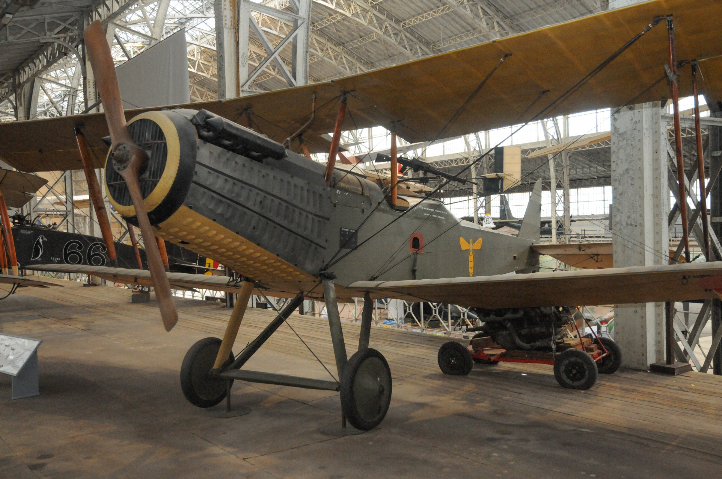 Royal Aircraft Factory R.E.8 with water cooled Hispano Suiza engine