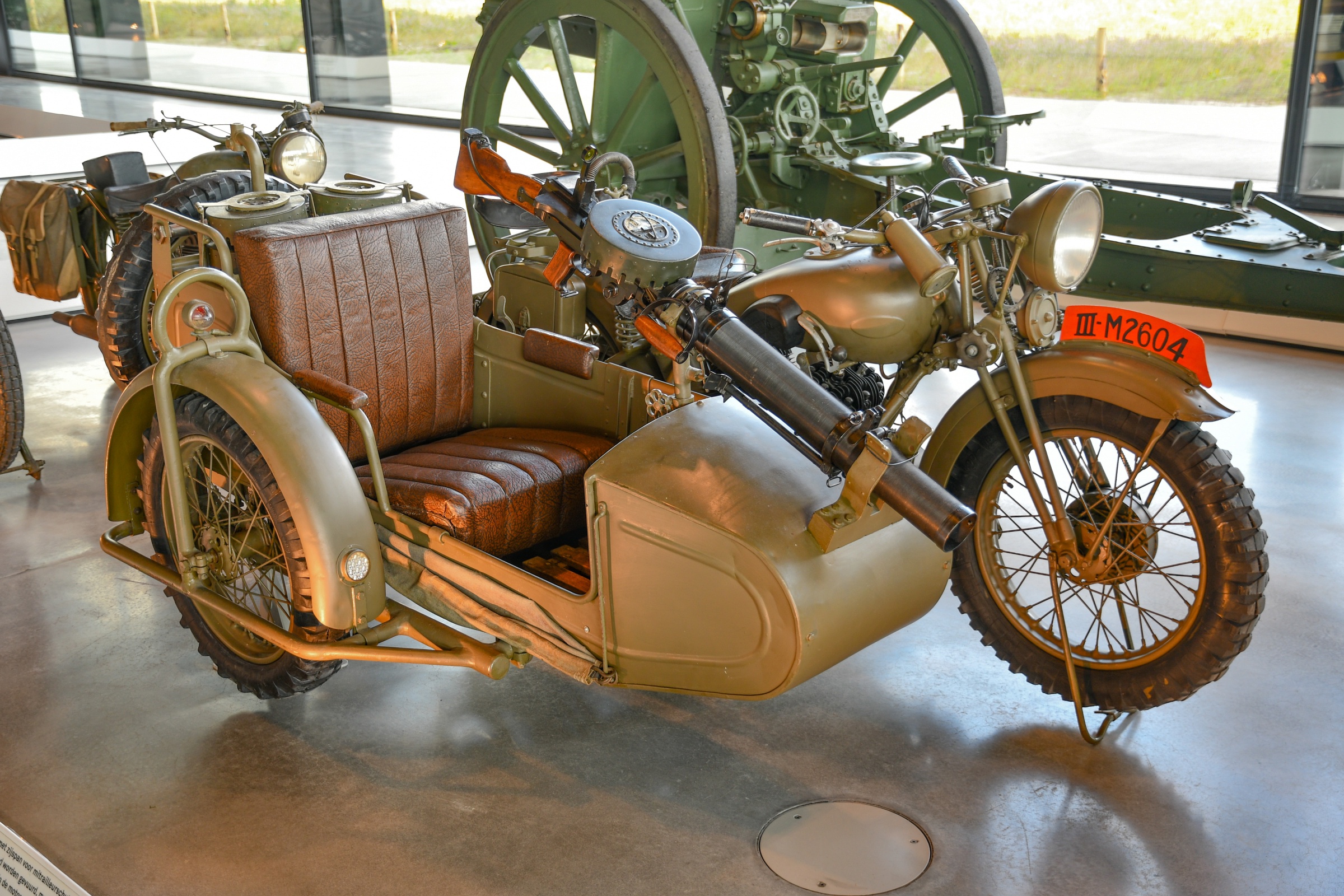 BSA G14 Sidecar with Lewis Gun M.20 